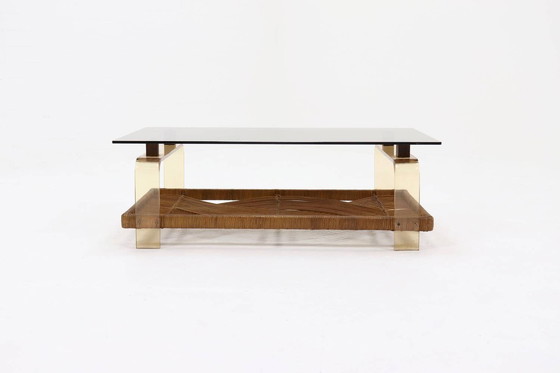 Image 1 of Vintage zweistöckiger Couchtisch