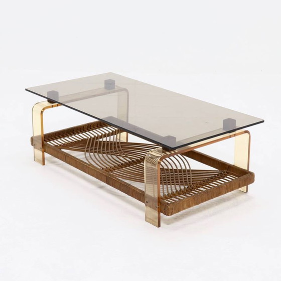 Image 1 of Vintage zweistöckiger Couchtisch