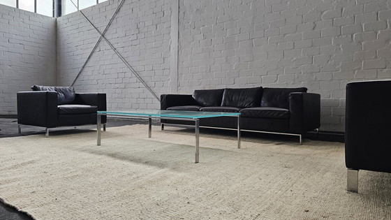 Image 1 of Walter Knoll Sitzgruppe Garnitur Sofa Sessel Ledersofa 