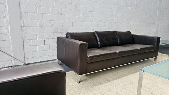 Image 1 of Walter Knoll Sitzgruppe Garnitur Sofa Sessel Ledersofa 