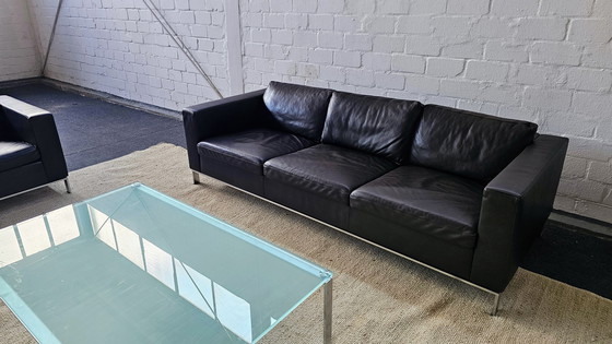 Image 1 of Walter Knoll Sitzgruppe Garnitur Sofa Sessel Ledersofa 