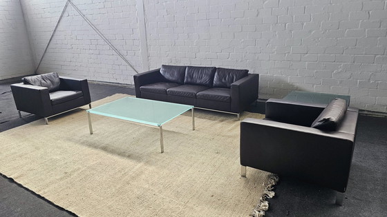 Image 1 of Walter Knoll Sitzgruppe Garnitur Sofa Sessel Ledersofa 