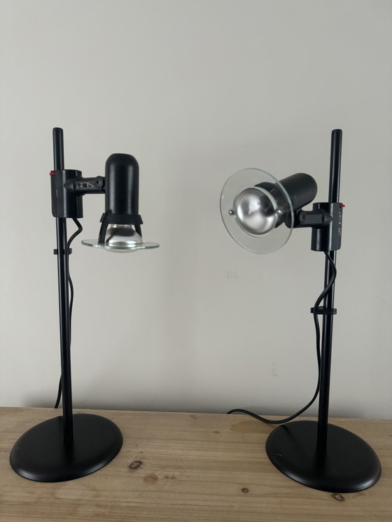 Image 1 of 2X Massive Tischlampe / Schreibtischlampe