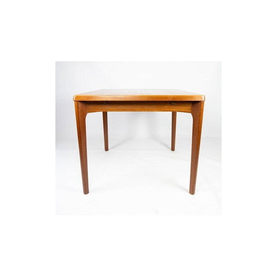 Image 1 of Vintage Esstisch mit Verlängerungen aus Teakholz von Henning Kjærnulf 1960s