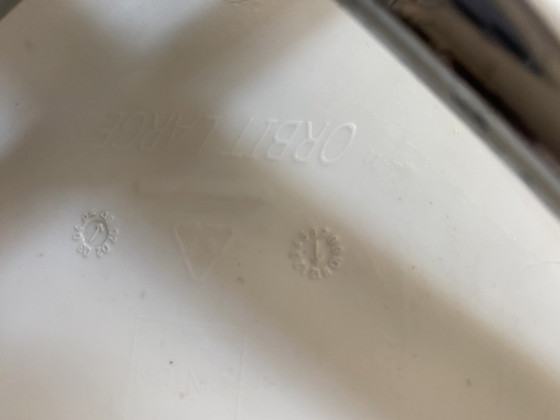 Image 1 of 4x Orbit Large Sintesi Stuhl Weiß