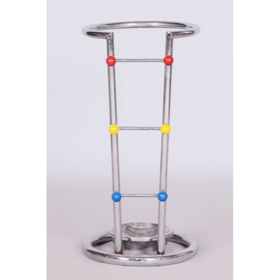 Image 1 of Vintage Bauhaus Chromstahl Schirmständer, Deutschland 1950