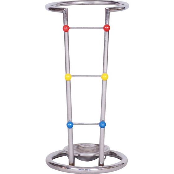 Image 1 of Vintage Bauhaus Chromstahl Schirmständer, Deutschland 1950