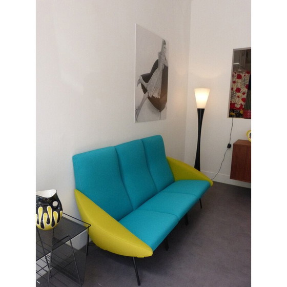 Image 1 of Vintage 3-Sitzer-Sofa von Dangles und Defrance für Burov, 1950