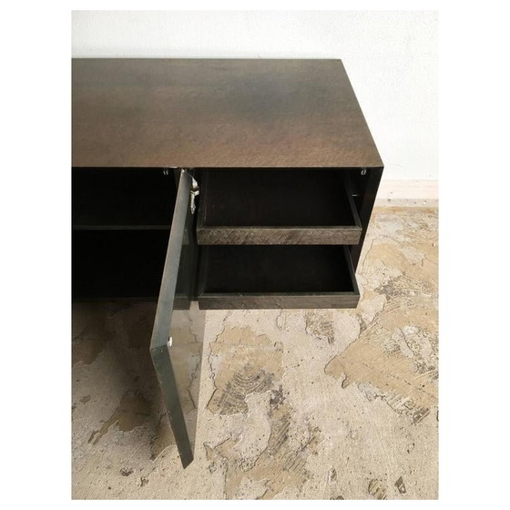 Image 1 of Saporiti Anrichte aus Vogelaugenahorn von Giovanni Offredi - 1960er Jahre