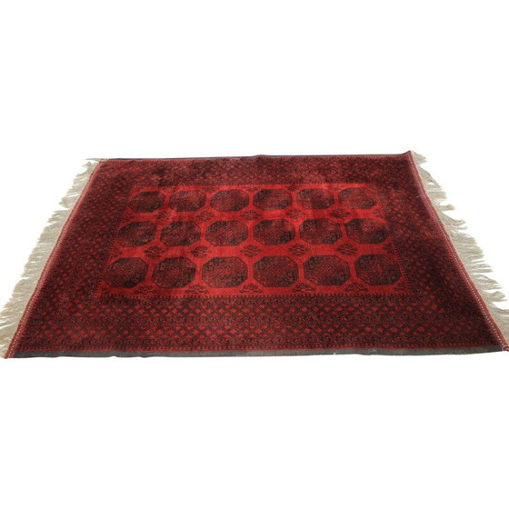 Image 1 of Alter roter Wollteppich, Tschechoslowakei 1980