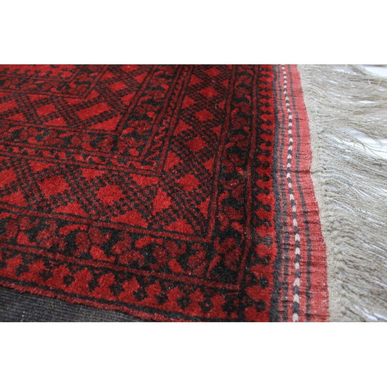 Image 1 of Alter roter Wollteppich, Tschechoslowakei 1980