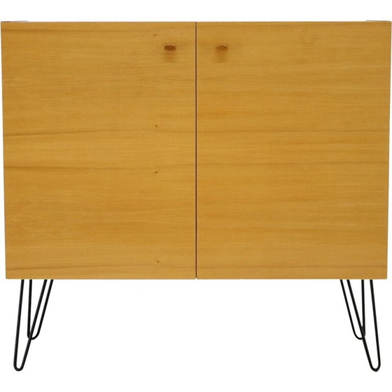 Image 1 of Vintage-Kleiderschrank aus Birkenholz, Tschechien 1970