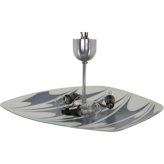 Image 1 of Vintage-Kronleuchter aus Glas, Tschechoslowakei 1950er Jahre