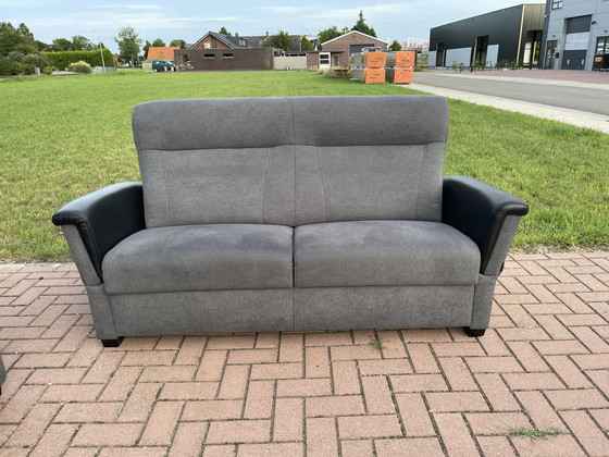 Image 1 of 3 + 2,5 Sitzer Anthrazit Verstellbares Sofa Set