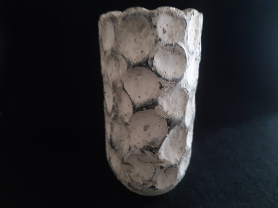 Image 1 of Ptmd Blumentopf, Oval, Zement, Beige & Grau