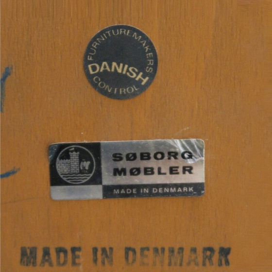 Image 1 of Vintage Teakholz Bücherregal Soborg Møbelfabrik, Dänisch 1960s