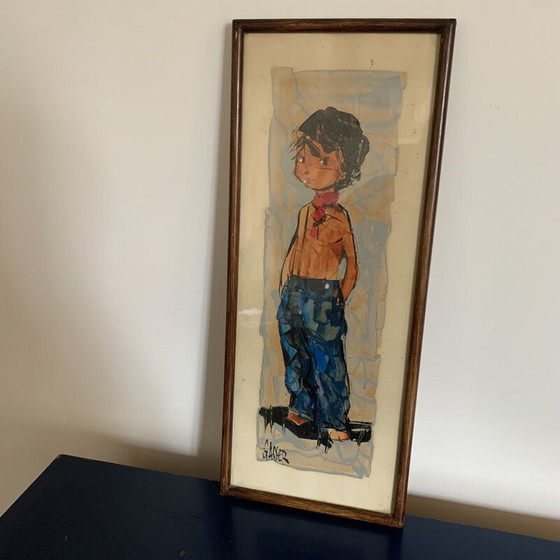 Image 1 of Vintage-Messerbild von Léon Gasser