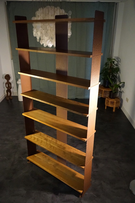 Image 1 of Vintage 2722 Nussholz Regalsystem von Wilhelm Kienzle für Embru, 1930er 