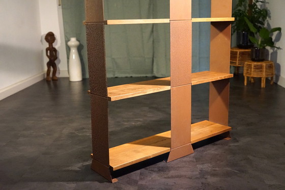 Image 1 of Vintage 2722 Nussholz Regalsystem von Wilhelm Kienzle für Embru, 1930er 