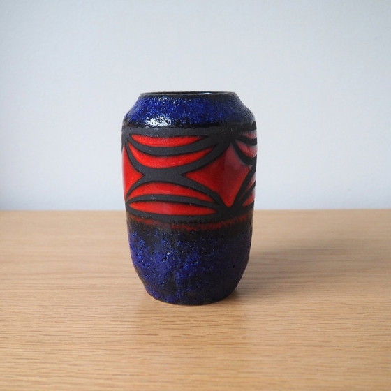 Image 1 of Scheurich West Deutschland Fett Lava Vase