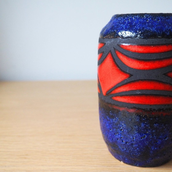 Image 1 of Scheurich West Deutschland Fett Lava Vase