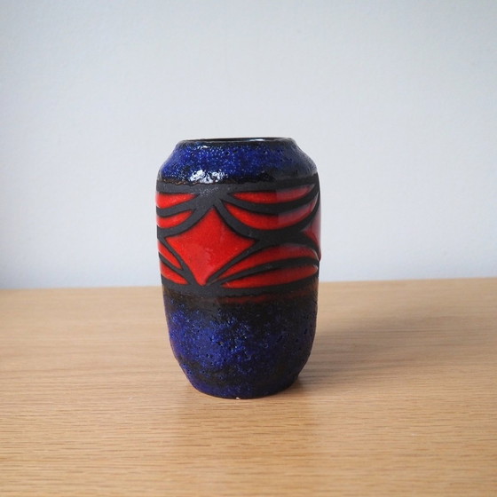 Image 1 of Scheurich West Deutschland Fett Lava Vase