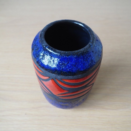 Image 1 of Scheurich West Deutschland Fett Lava Vase