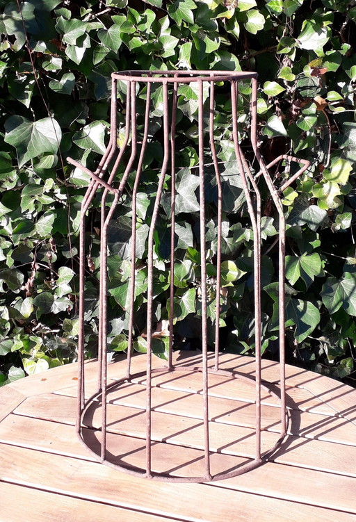 Dekoratives schmiedeeisernes Milchkännchen, 55 cm hoch