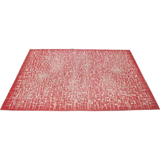 Image 1 of Moderner geometrischer Teppich, Tschechische Republik, 1950