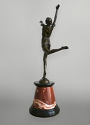 Bruno Zach Bronze-Skulptur ''Tanzende Frau''