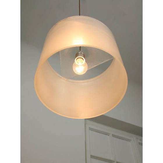 Image 1 of Italienische Vintage-Plexiglas-Pendelleuchte, 1980er Jahre