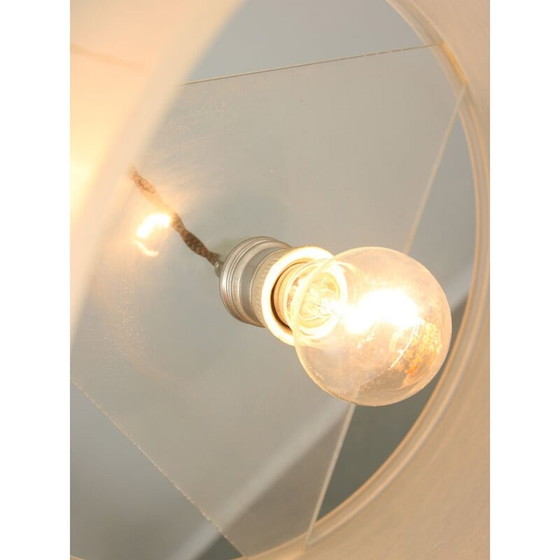 Image 1 of Italienische Vintage-Plexiglas-Pendelleuchte, 1980er Jahre