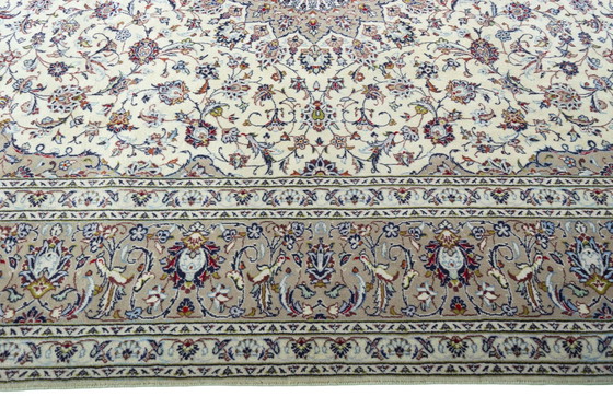 Image 1 of Handgeknüpfter Kashan Kork Orientteppich – 396 X 294 Cm