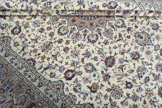 Image 1 of Handgeknüpfter Kashan Kork Orientteppich – 396 X 294 Cm
