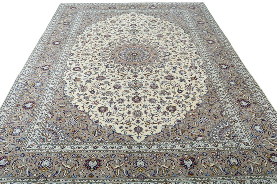 Image 1 of Handgeknüpfter Kashan Kork Orientteppich – 396 X 294 Cm