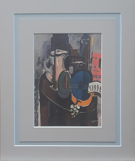 Image 1 of Braque | La Gitarre blau