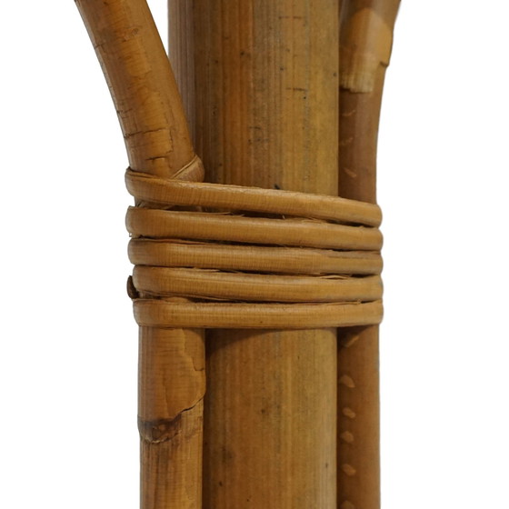 Image 1 of Mid Century 50Er Bambus Hocker Vintage Beistelltisch