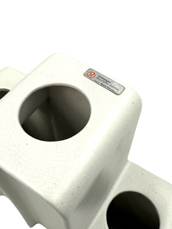 Image 1 of Makio Hasuike, Weltraumzeitalter-Keramikvase, Arnolfo di Cambio, Italien 1975