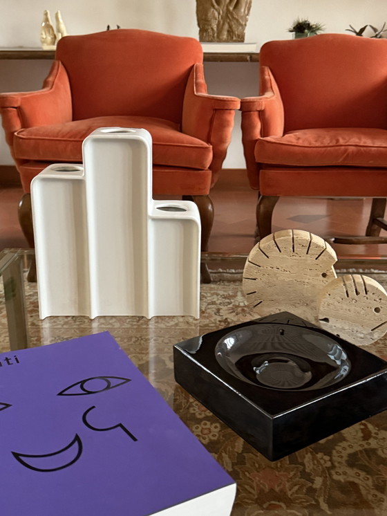 Image 1 of Makio Hasuike, Weltraumzeitalter-Keramikvase, Arnolfo di Cambio, Italien 1975