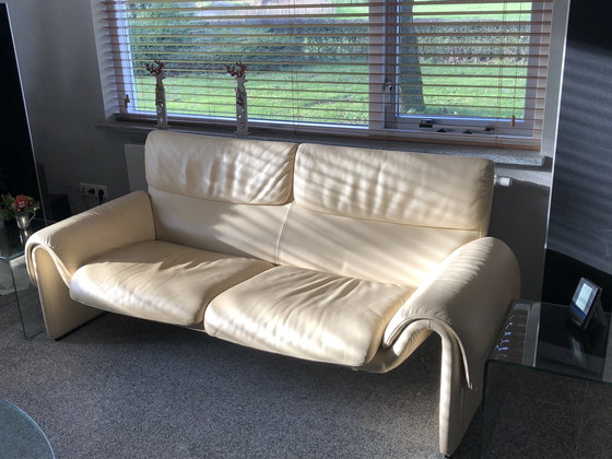 Image 1 of De Sede Sofa weißes Leder DS-2011