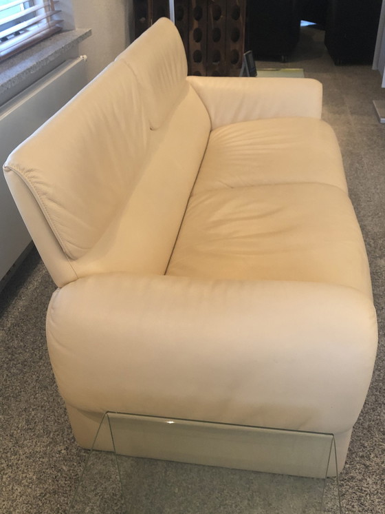 Image 1 of De Sede Sofa weißes Leder DS-2011