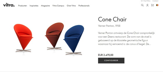 Image 1 of Verner Panton Cone Chair