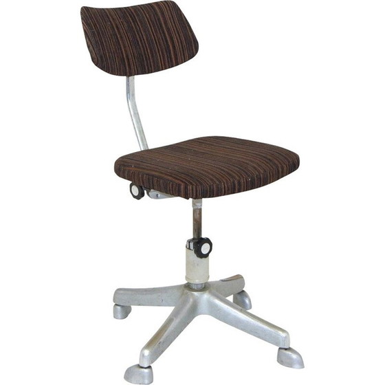 Image 1 of Verstellbarer Schreibtischstuhl Vintage, Schweden 1950