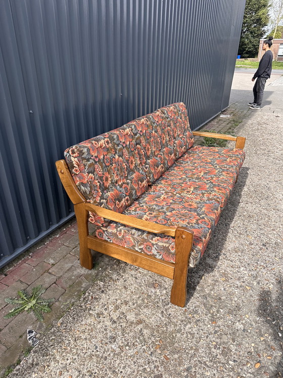 Image 1 of Vintage Sofa geblümt