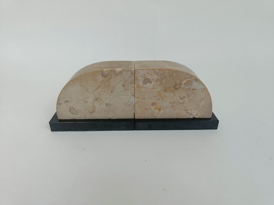 Image 1 of Art Deco Marmor Buchstützen