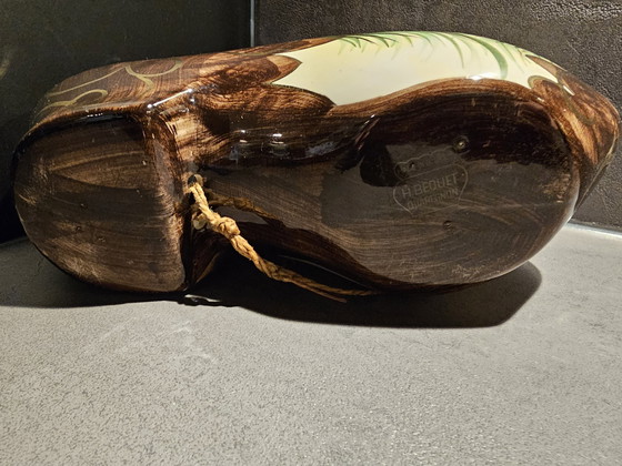 Image 1 of Hubert Bequet Set, Vase und Holzschuh