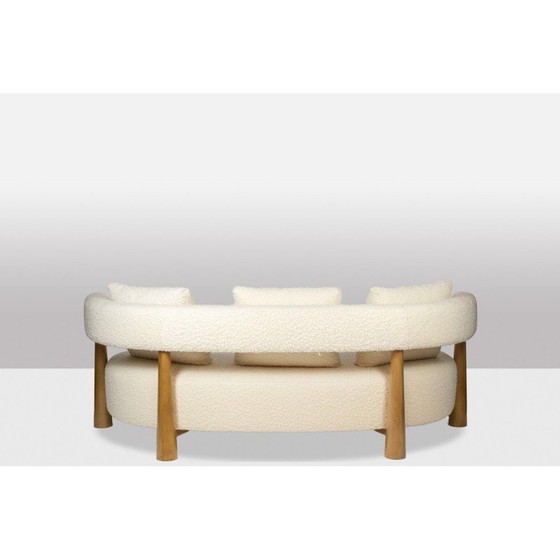 Image 1 of 3-Sitzer-Sofa "Bohne" aus blonder Buche, Italien