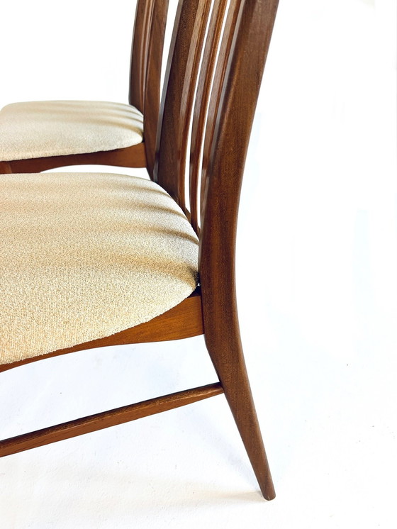 Image 1 of 4x Vintage Esszimmerstuhl 'Eva', Koefoeds Hornslet '60