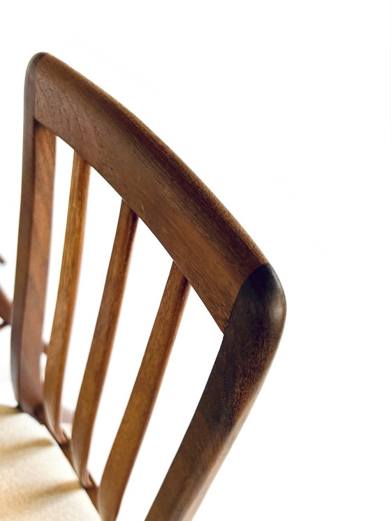 Image 1 of 4x Vintage Esszimmerstuhl 'Eva', Koefoeds Hornslet '60