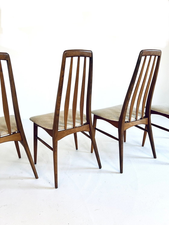 Image 1 of 4x Vintage Esszimmerstuhl 'Eva', Koefoeds Hornslet '60